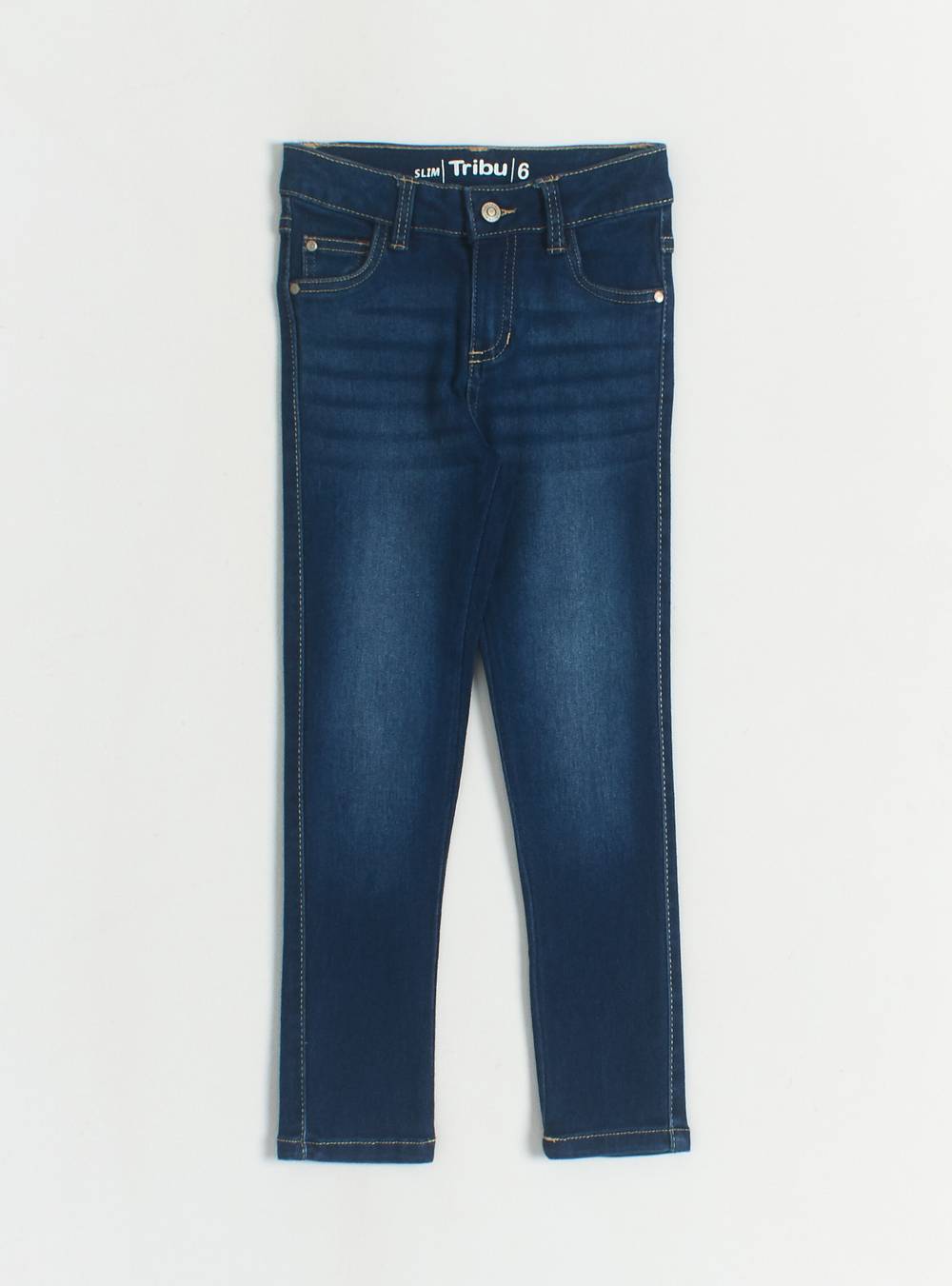 Tribu jeans regular básico niña azul oscuro 't 6a