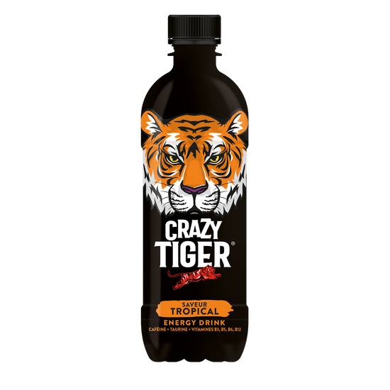 Crazy Tiger - Boisson energisante (500 ml) (tropical)