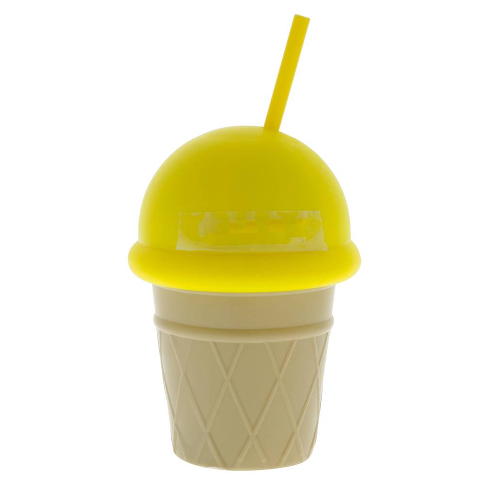 Ice Cream Cone Shaped Plastic Tumbler