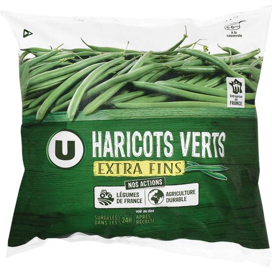 Haricots Verts Extra Fin Produit U 1 Kg