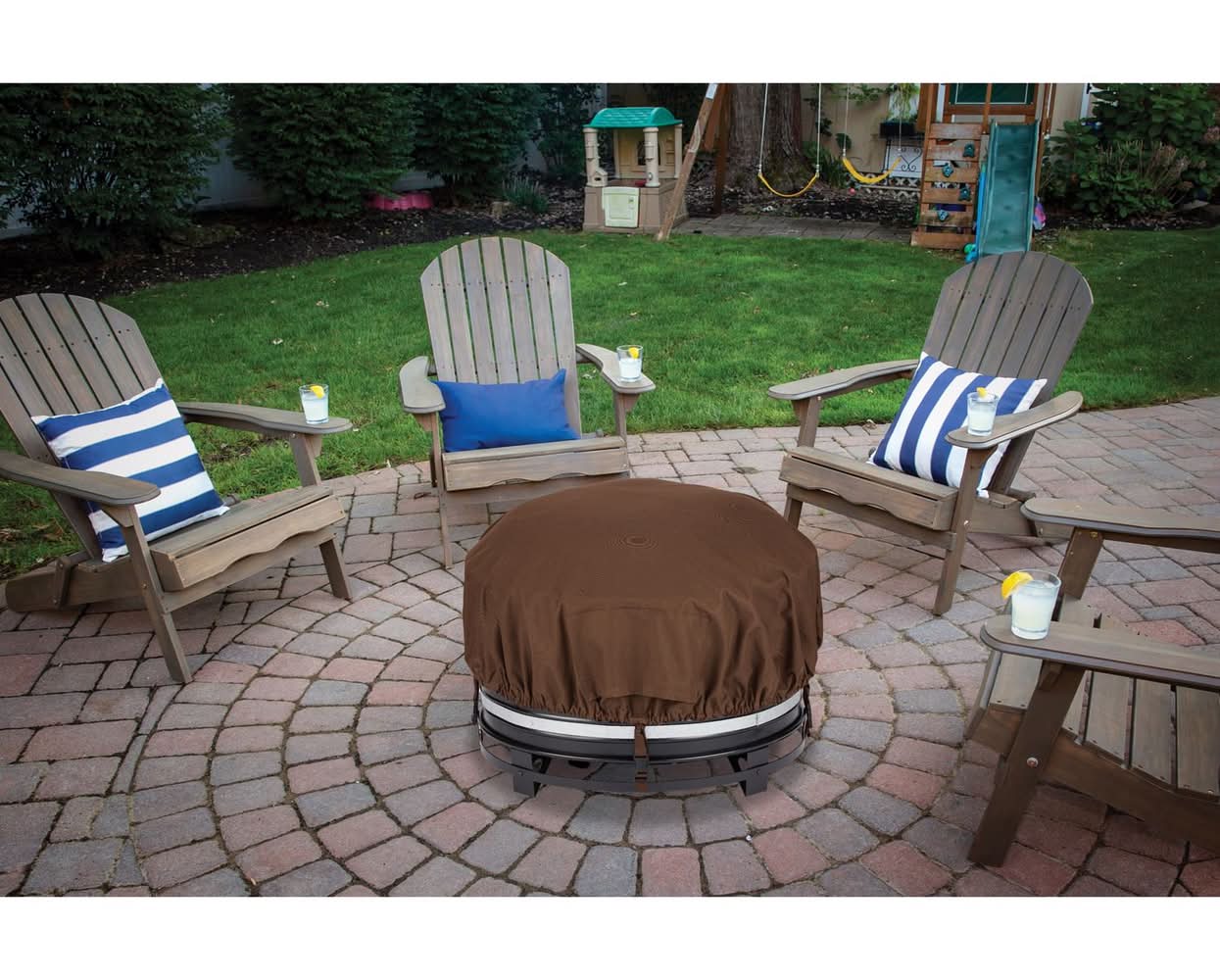 Living Accents Polyester Fire Pit Cover