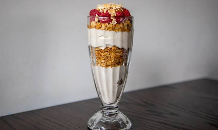 Coconut Peach Parfait