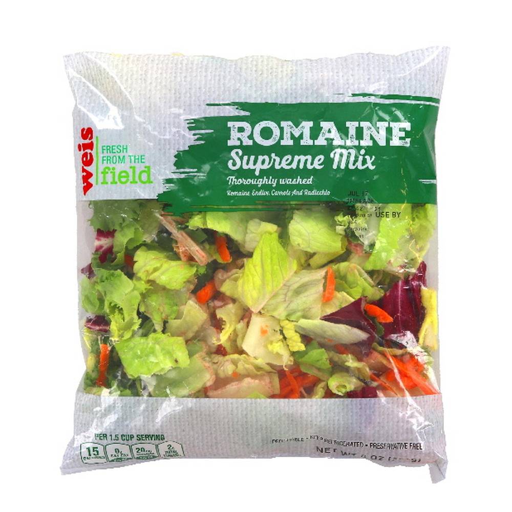 Weis Fresh from the Field Salad Romaine Mix Supreme