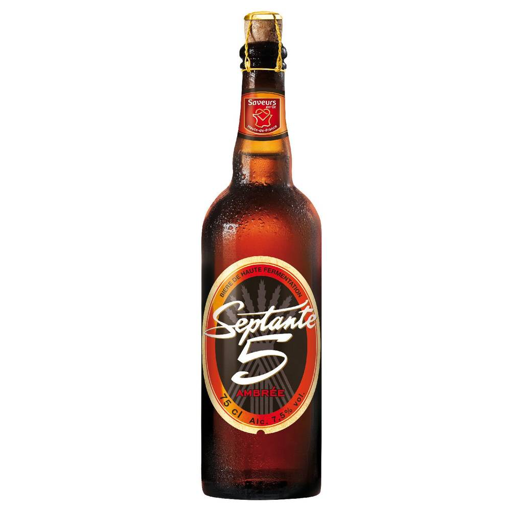 Septante 5 - Bière ambrée (750 ml)