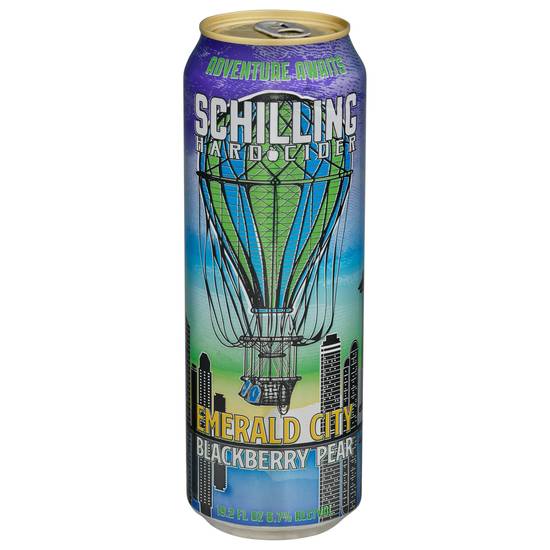 Schilling Emerald City Cider (19.2 fl oz) (blackberry-pear)