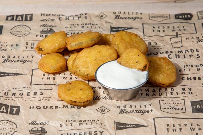 FRIED PICKLES WITH RANCH