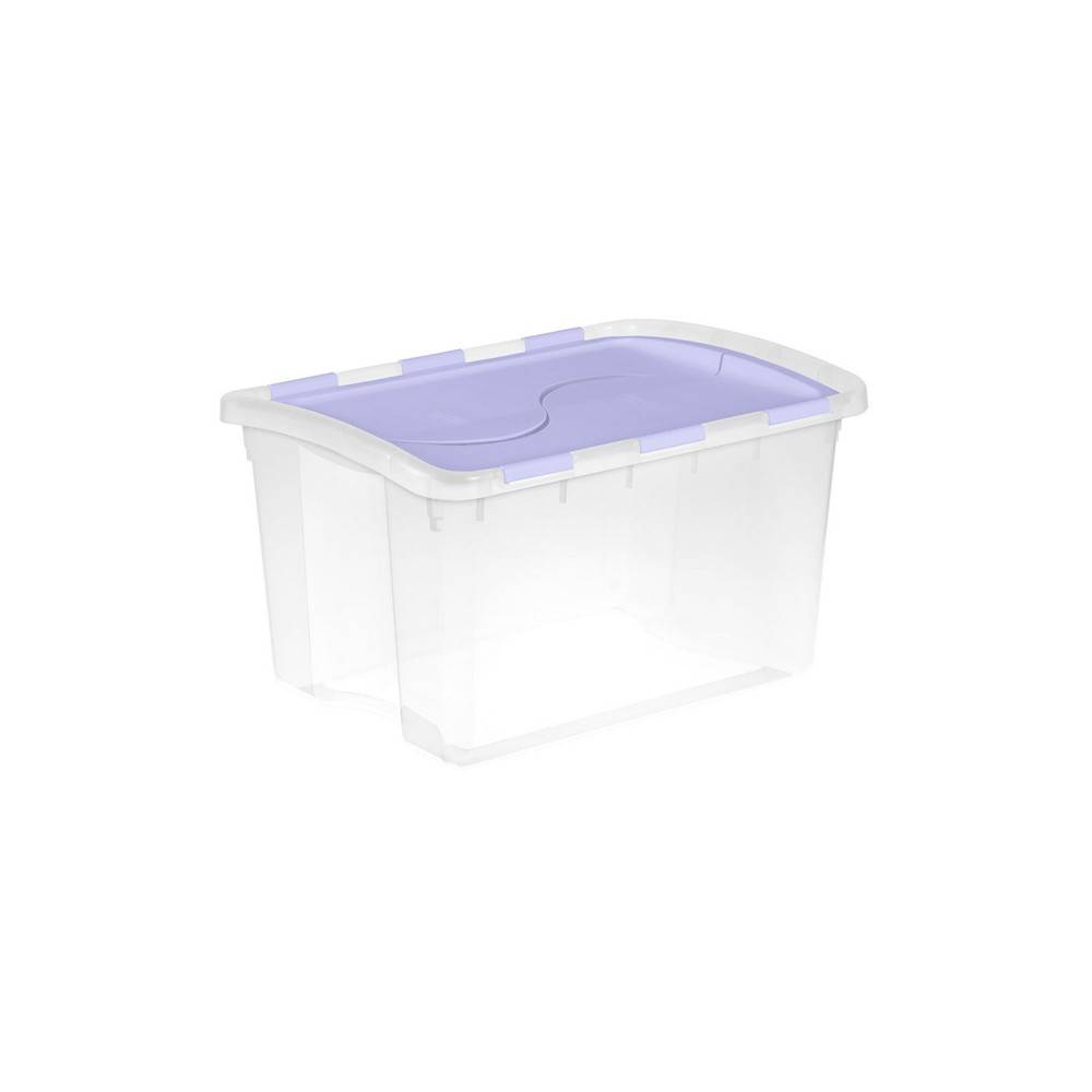 Sterilite Hinged Lid Lilac Storage Box Delivery Near Me Order Online