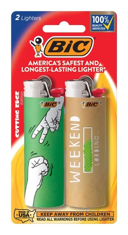 BiC Special Edition Trendsetters Collection Maxi Pocket Lighter (2 ct)