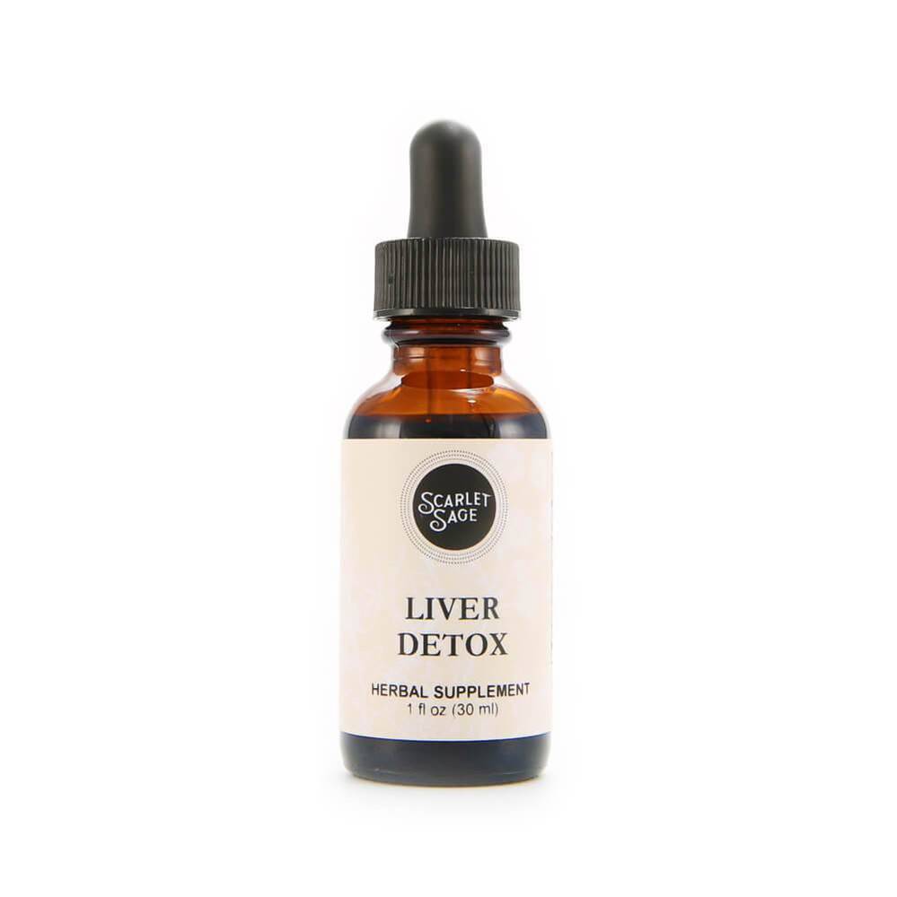 Scarlet Sage Liver Detox Tincture (1 oz)