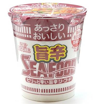 日清食品　あっさりおいしいカップヌードル　旨辛シーフード　５８ｇ