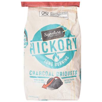 Signature Select Hickory Charcoal Briquets - 14.6 LB