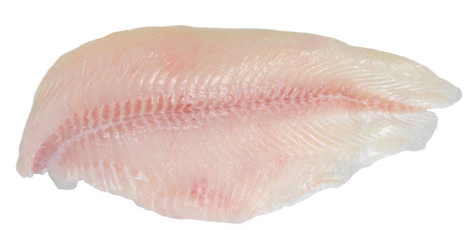 Frozen Catfish - 7-9 oz portions, from China - 15 lbs (1 Unit per Case)