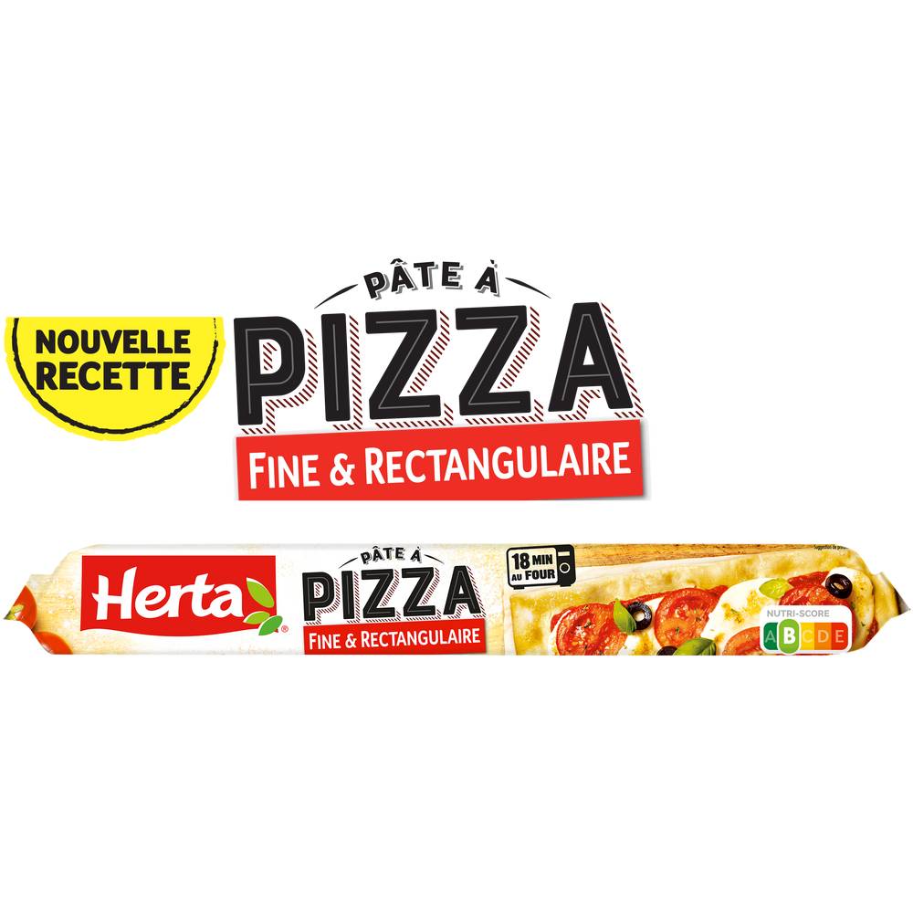 Herta - Fine & rectangulaire pâte à pizza