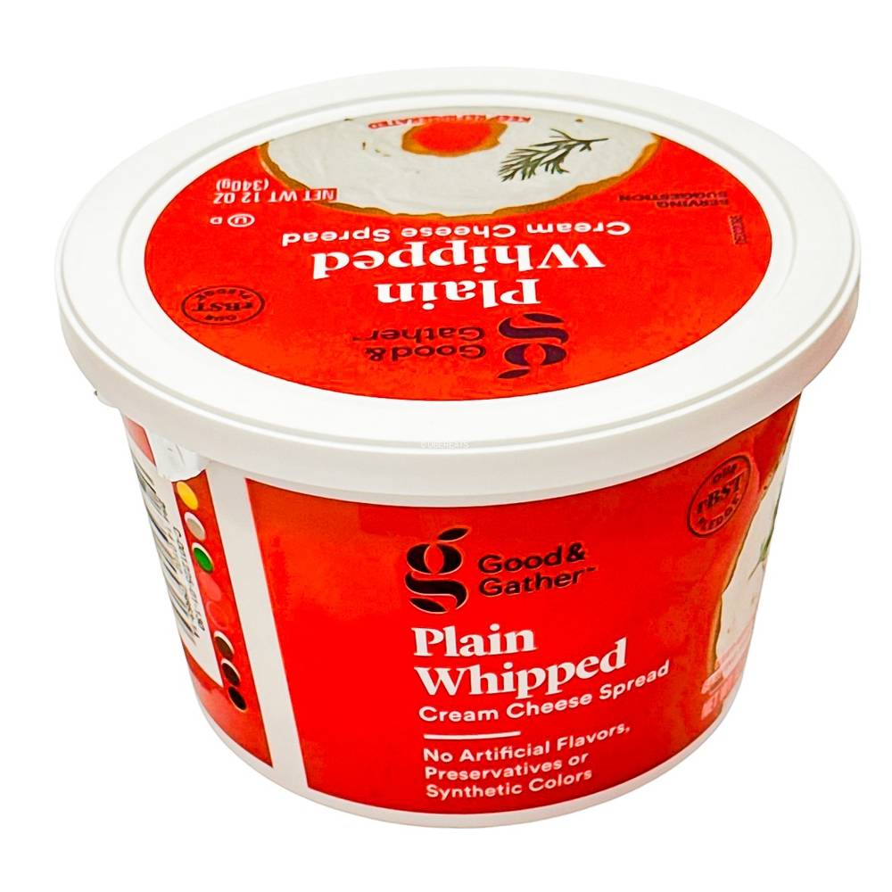 Good & Gather Whipped Plain Cream Cheese Spread (12 oz)