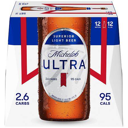 Michelob Ultra American Lager Beer - 12.0 fl oz x 12 pack