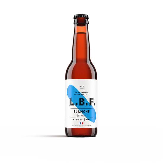 L.b.f. - Bière artisanale blanche n°6 bio domestique (330 ml)