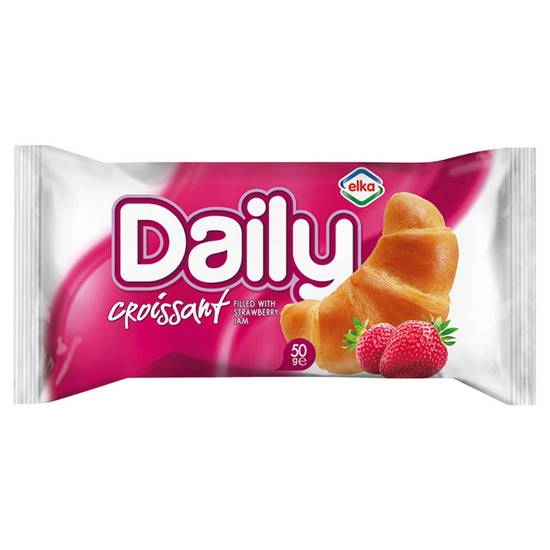 Elka Daily Croissant with Strawberry Filling 50g