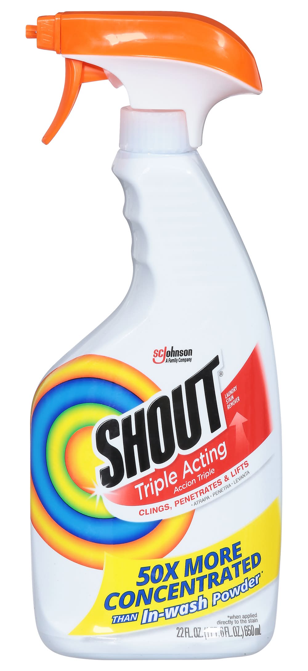 Shout Triple Acting Laundry Stain Remover (22 fl oz)
