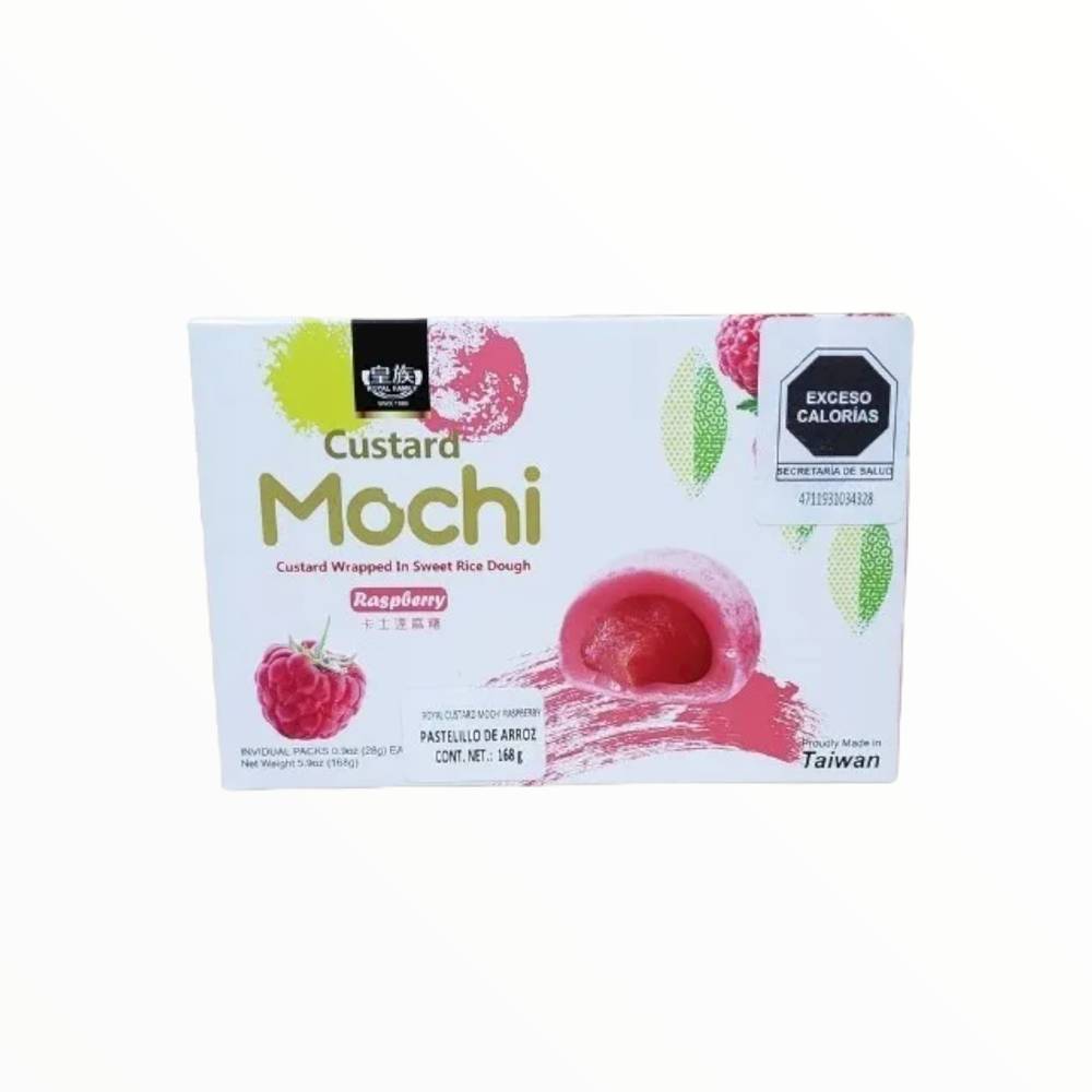 Royal custard mochi raspberry (168 g)