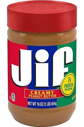 Jif Creamy Peanut Butter 16oz Jar