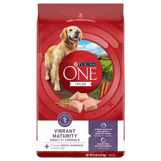 Purina One High Protein Senior Adult Dry Dog Food
