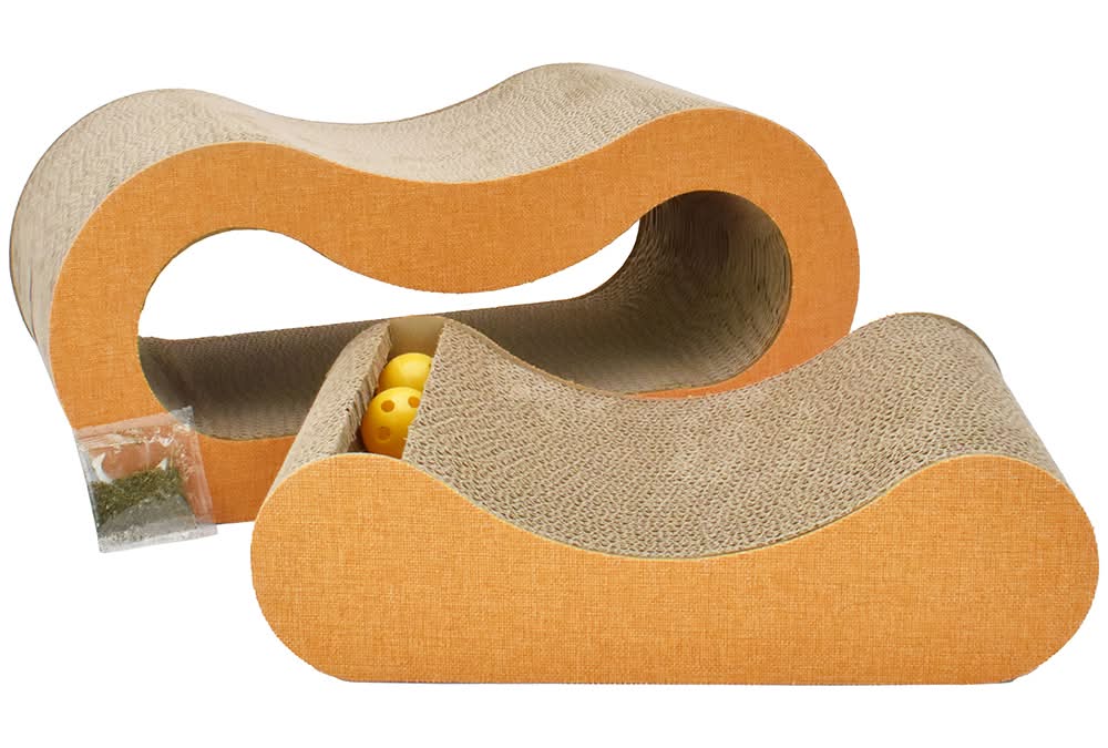 Fog City Pet 2-In-1 Lounging Cat Scratcher (One Size)