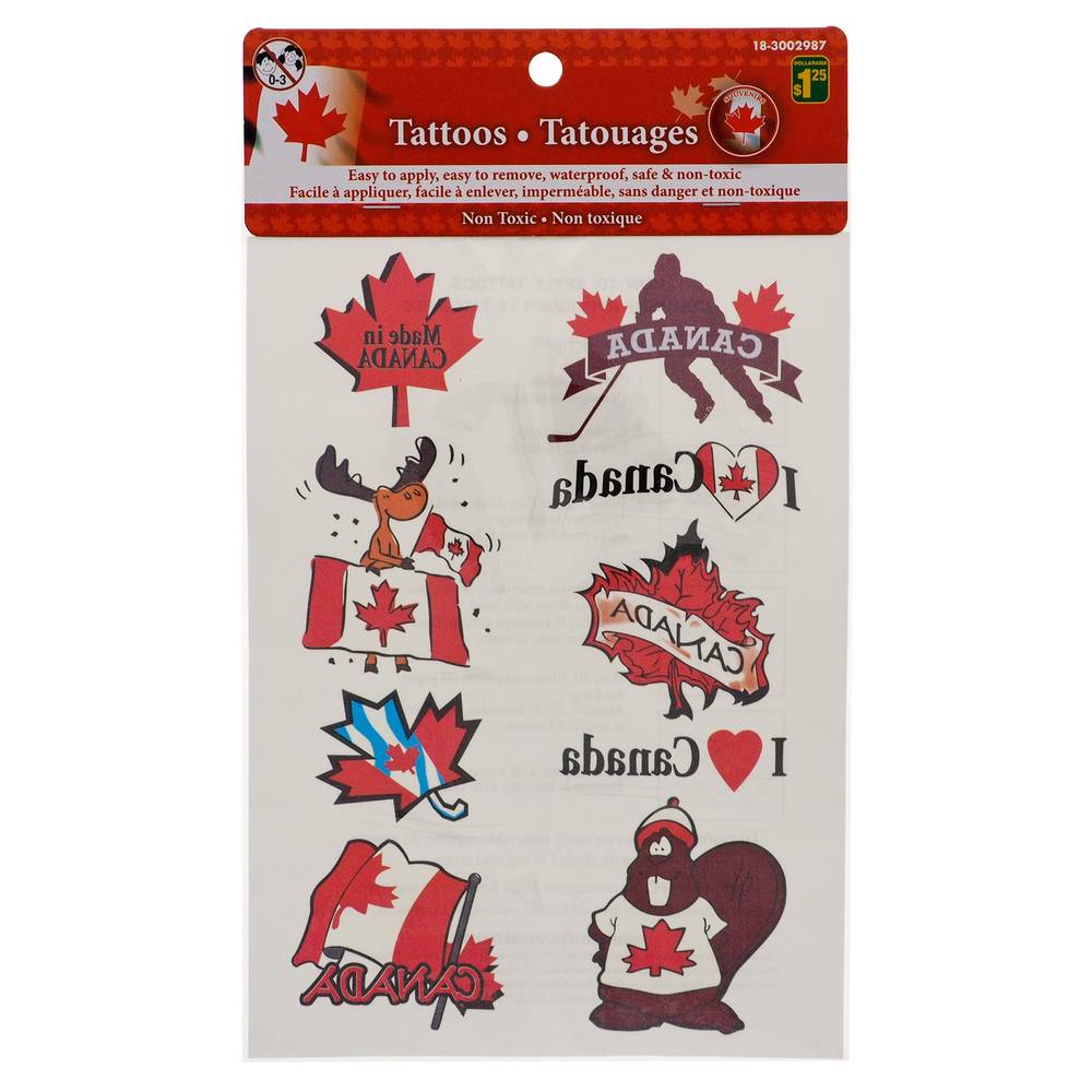 Canada Souvenir Tattoos