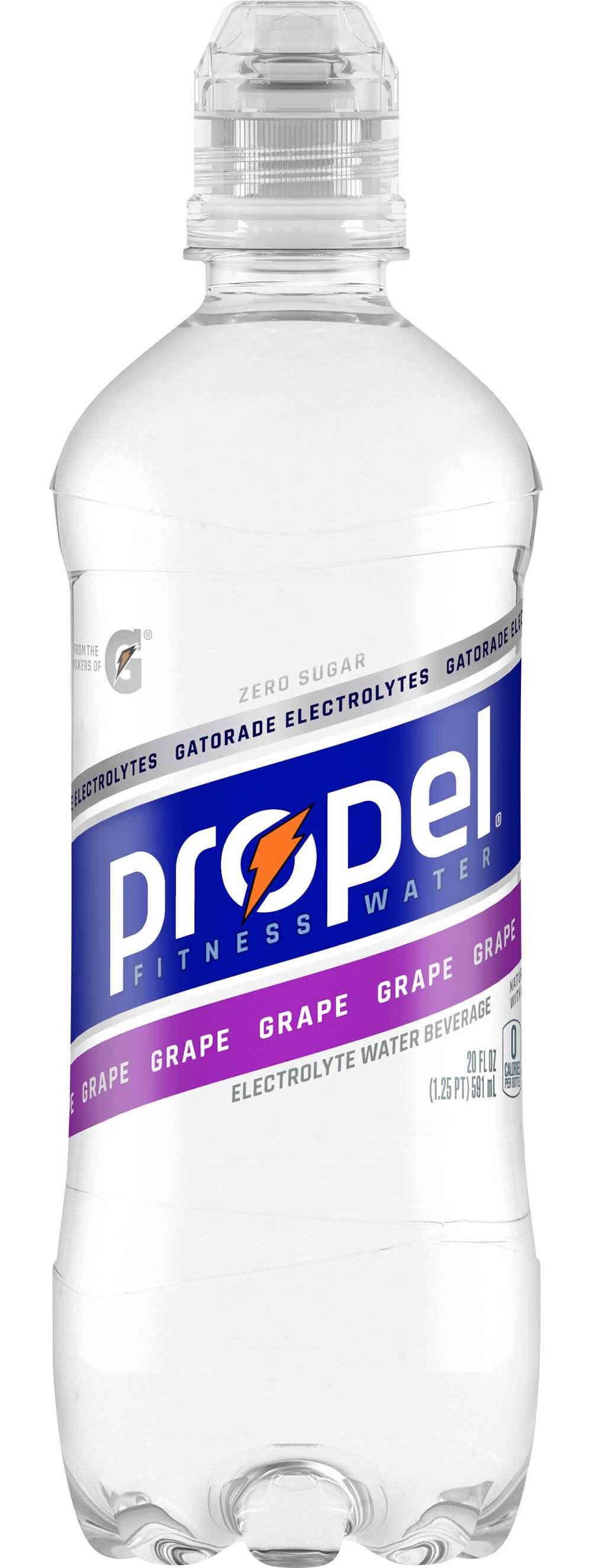 Propel Zero Sugar Electrolyte Water Beverage, Grape (20 fl oz)