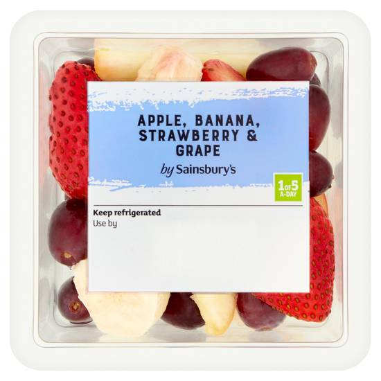Sainsbury's Apple,  Banana,  Strawberry & Grape 220g