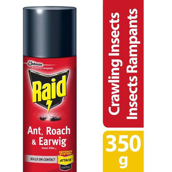 Raid Ant Roach Earwig & Crawling Insect Killer (350 g)