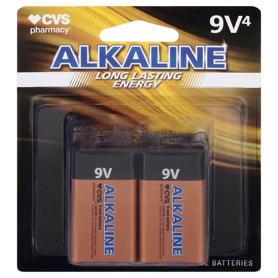 Cvs Pharmacy 9v Alkaline Batteries 4