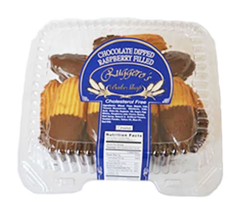 Ruggero's Bake Shop Chocolate Dipped Raspberry Filled Cookie (14 oz)