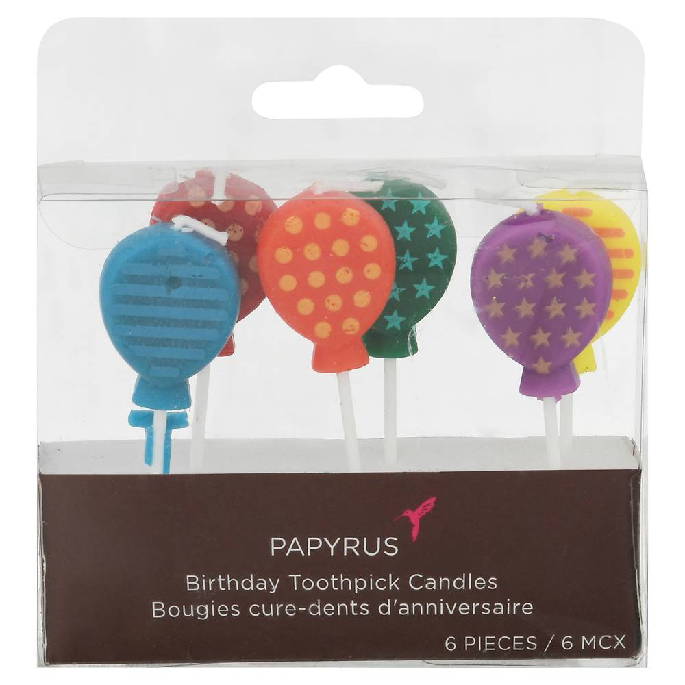 Papyrus Birthday Toothpick Candles