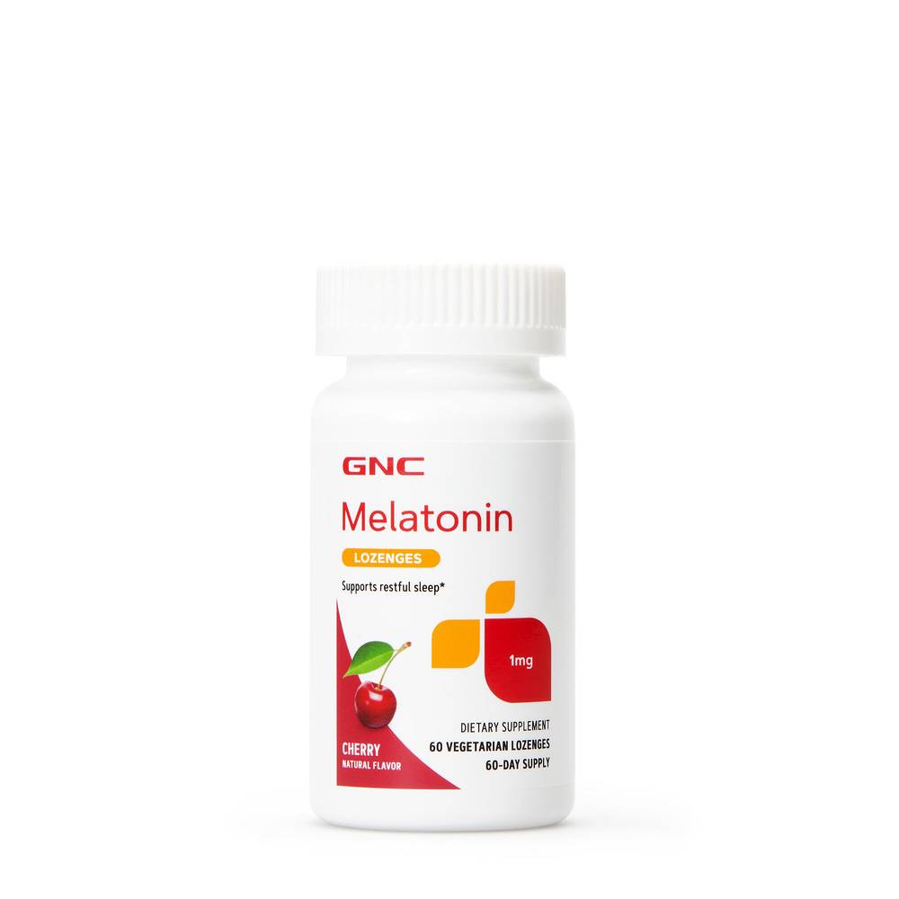 Melatonin Lozenges 1 mg - Cherry - 60 Vegetarian Lozenges (60 Servings) (1 Unit(s))