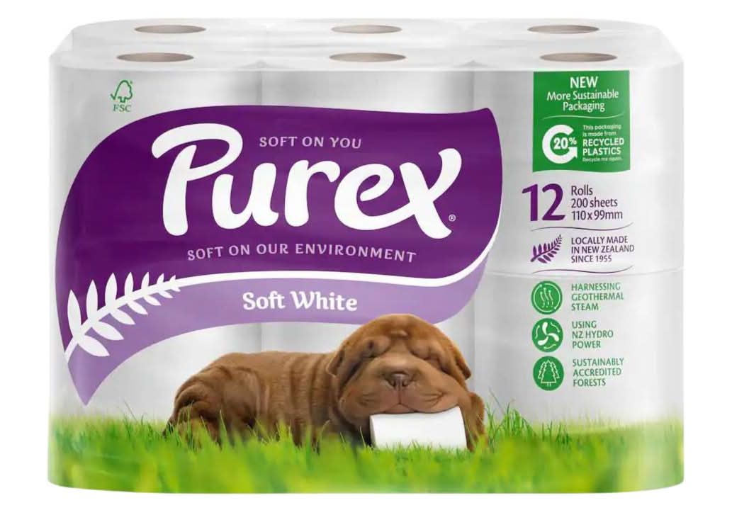 Purex Toilet Paper White 2Ply 12pk