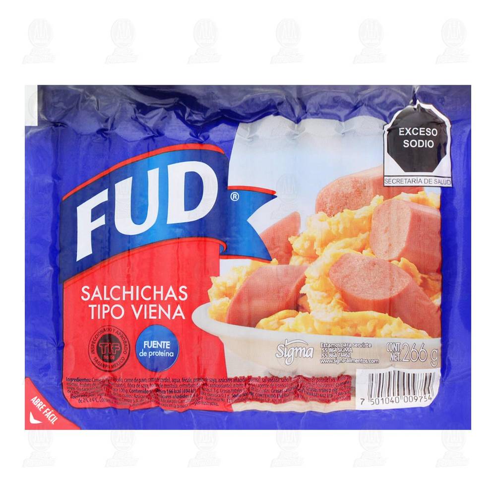 FUD · Salchicha viena (266 g)