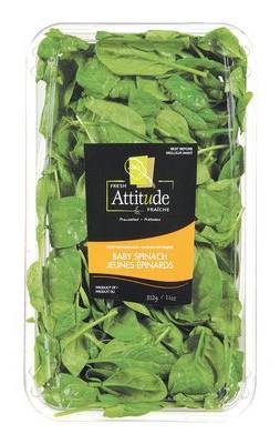 Attitude jeunes épinards (312 g) - baby spinach (312 g)