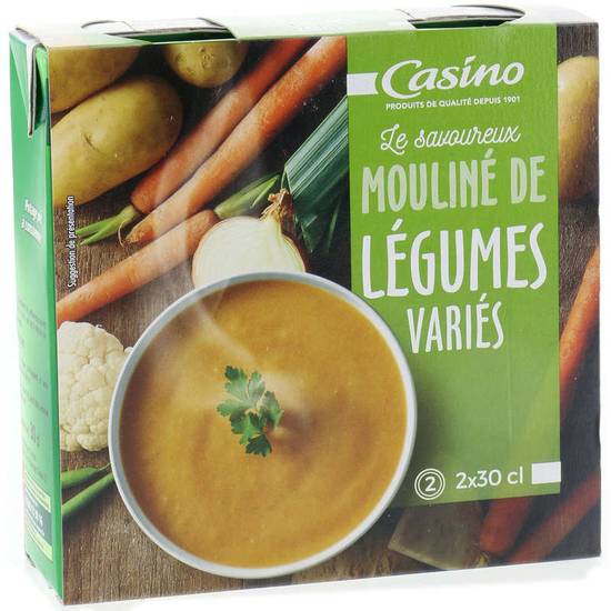 Casino mouliné de légumes variés soupe 2x30 cl