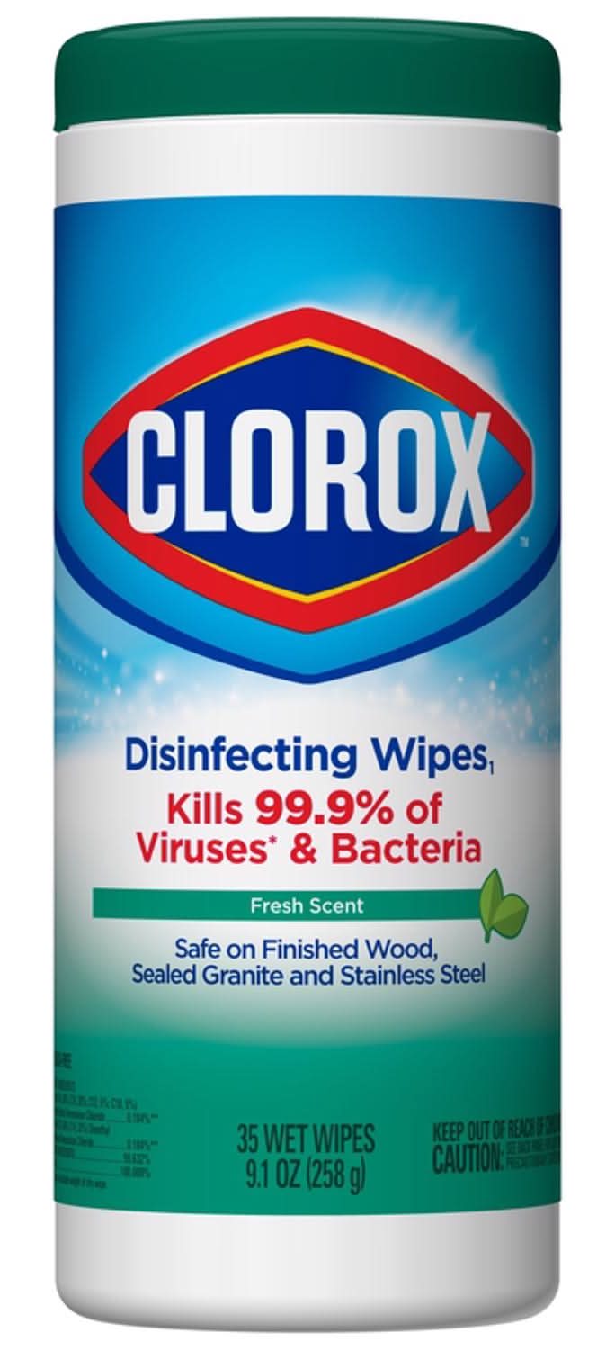 Clorox Fresh Scent Disinfecting Wipes 35 Pk