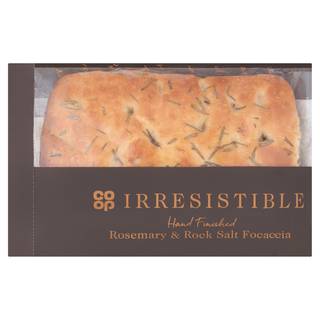 Co-op Irresistible Rosemary & Rock Salt Focaccia