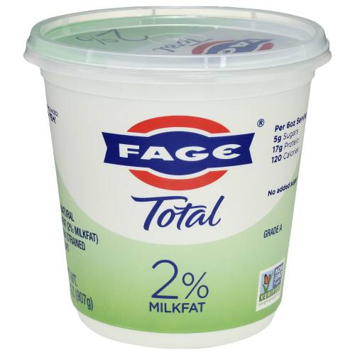 Fage Lowfat 2% Plain Greek Yogurt