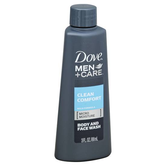 Dove Clean Comfort Mild Body & Face Wash (3 fl oz)