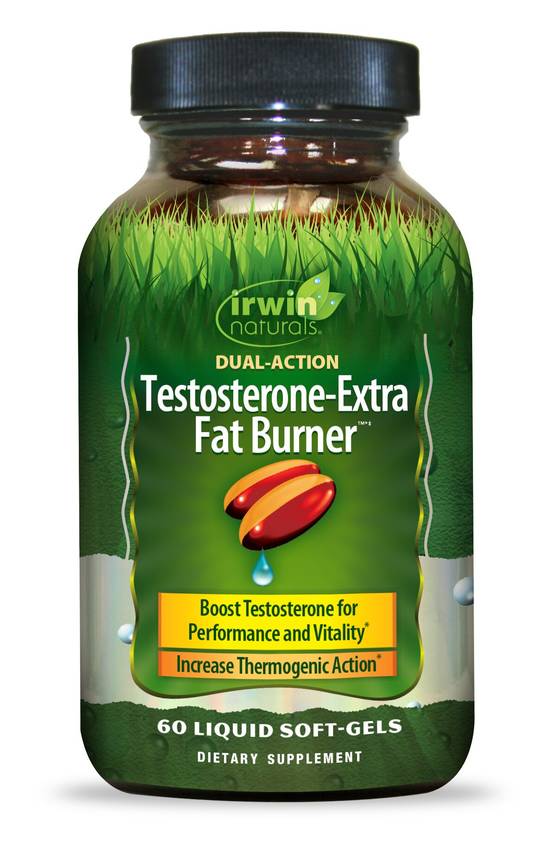 Irwin Naturals Fat Burner Dual Action Soft-Gels Testosterone-Extra (60 ct)