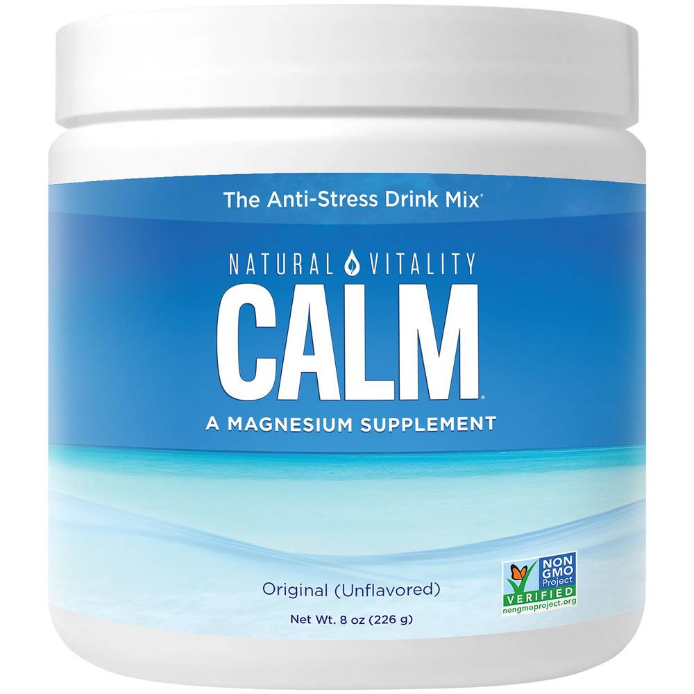 Natural Vitality Calm Magnesium Powder Unflavored Supplement