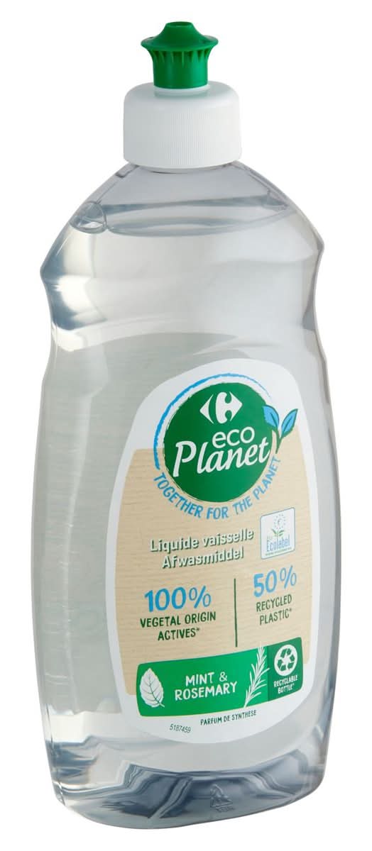 Carrefour Eco Planet Afwasmiddel Mint & Rosemary 500 ml