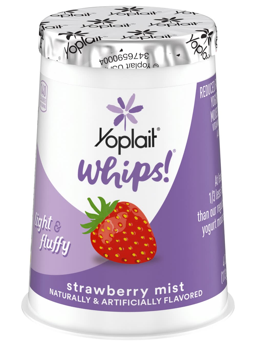 Yoplait Low Fat Yogurt Mousse, Strawberry Mist (4 oz)