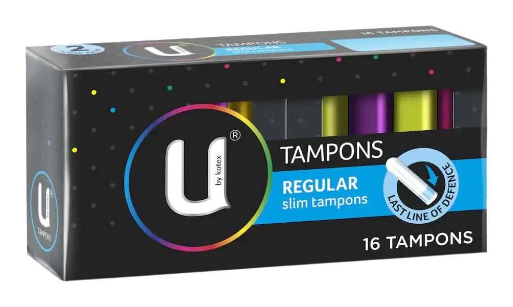 U By Kotex Tampons Regular 16pk