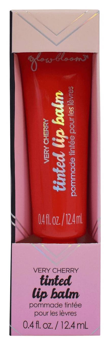 Glowbloom Tinted Lip Balm, Very Cherry (0.4 fl oz)