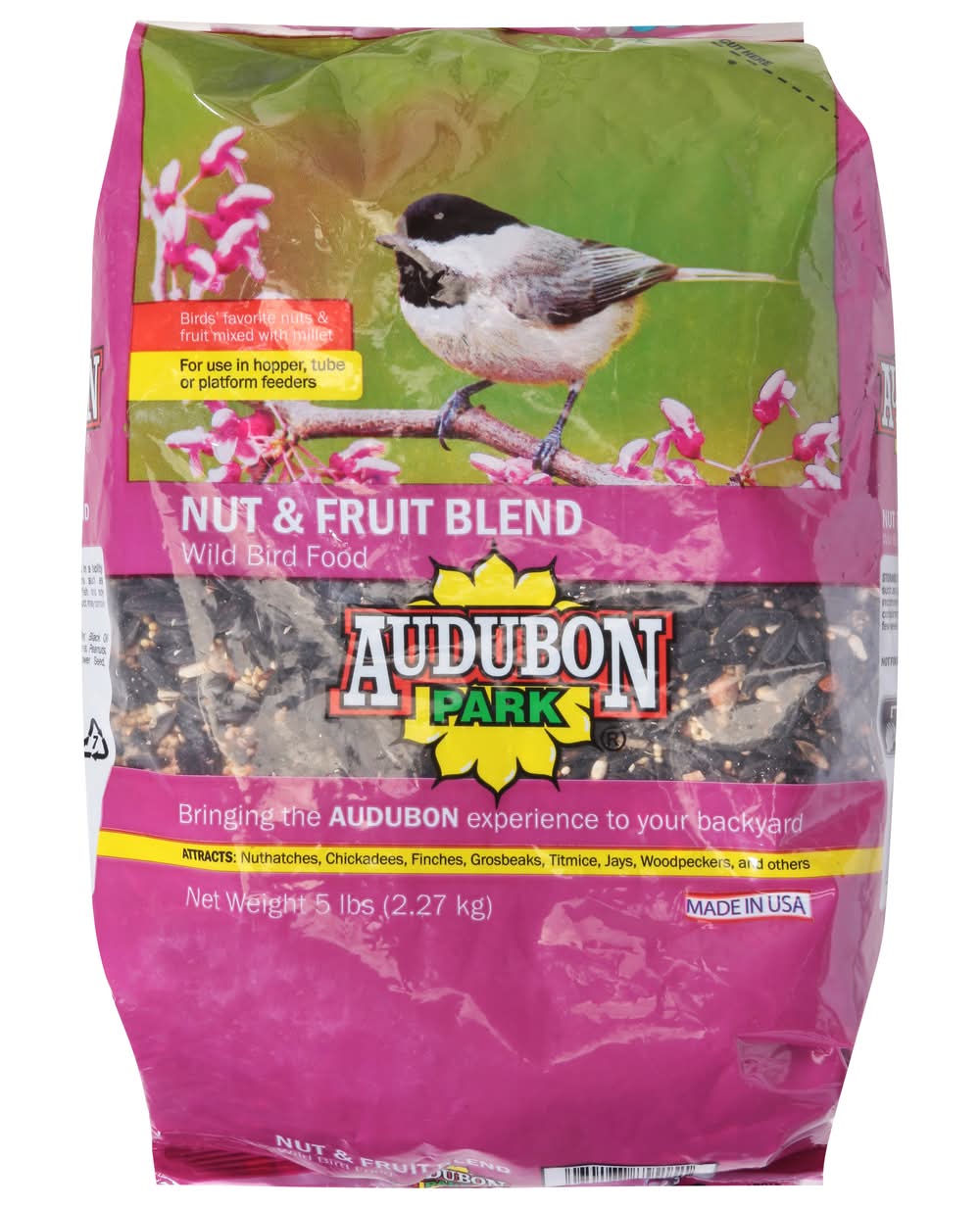 Audubon Park Wild Bird Food Nut & Fruit Blend (5 lbs)