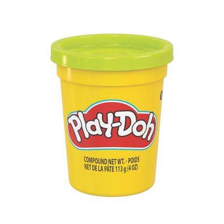 Play-Doh, pot individuel de pâte à modeler vert-jaune vif de 112g